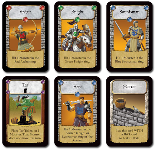 Castle Panic Game Cards